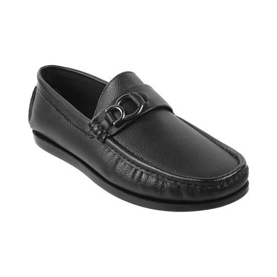 Boys Black Casual Loafers