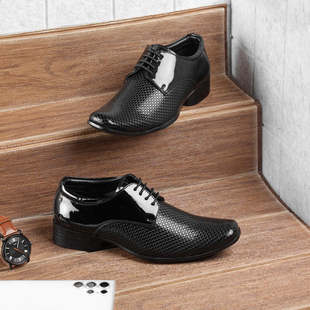 Boys black formal shoes online