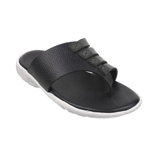 Boys Black Casual Slippers