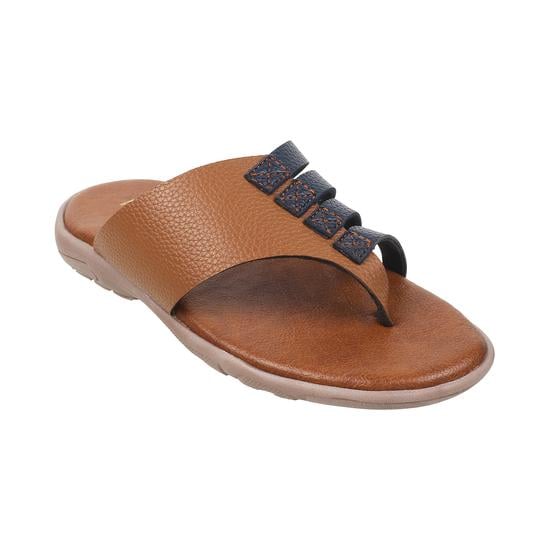 Boys Tan Casual Slippers