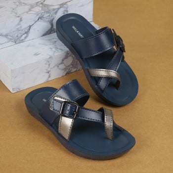 Walkway Boys Blue Casual Slippers(SKU: 47-36-45-32)