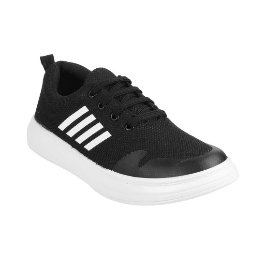 Boys Black Casual Sneakers