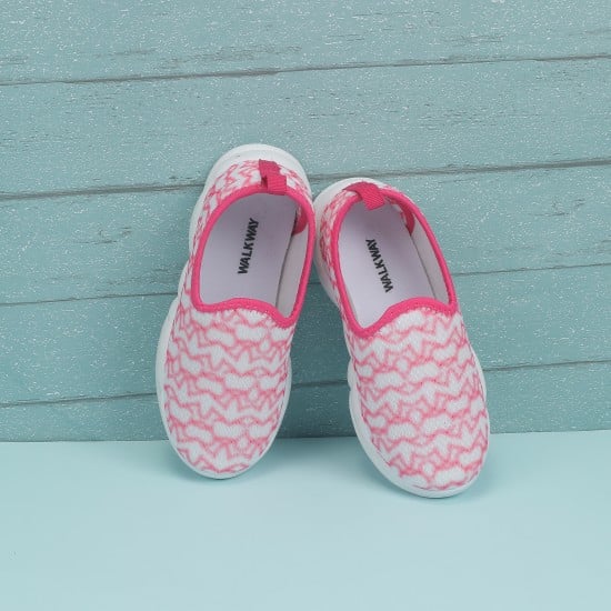 Girls Pink Casual Ballerinas