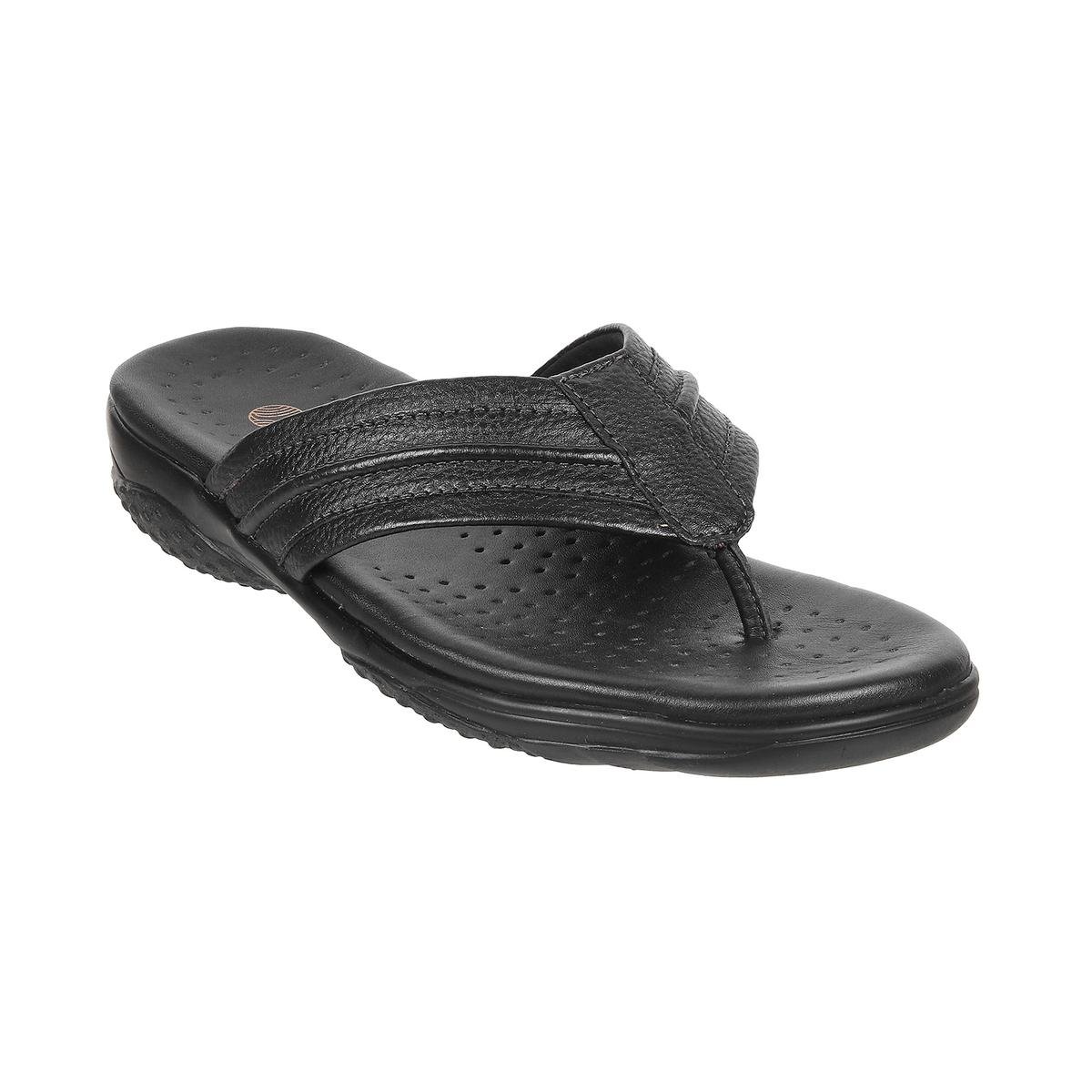 Buy Men Black Casual Slippers Online SKU 49 1 11 40 Metro Shoes