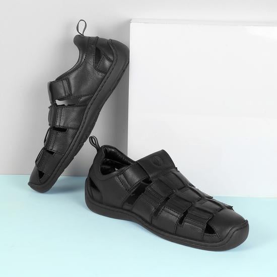 Men Black Casual Sandals