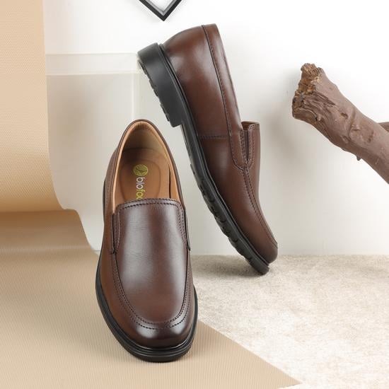 Men Brown Formal Moccasin