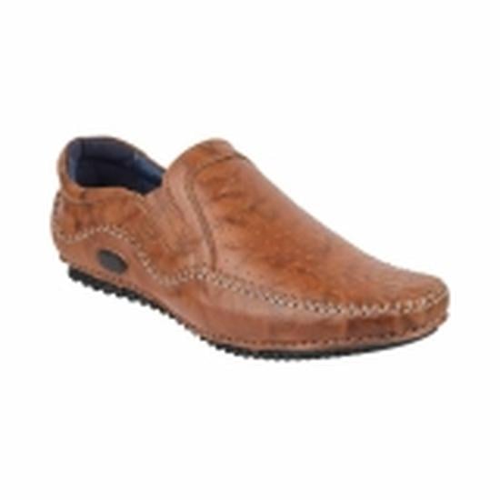 ID Tan Casual Loafers
