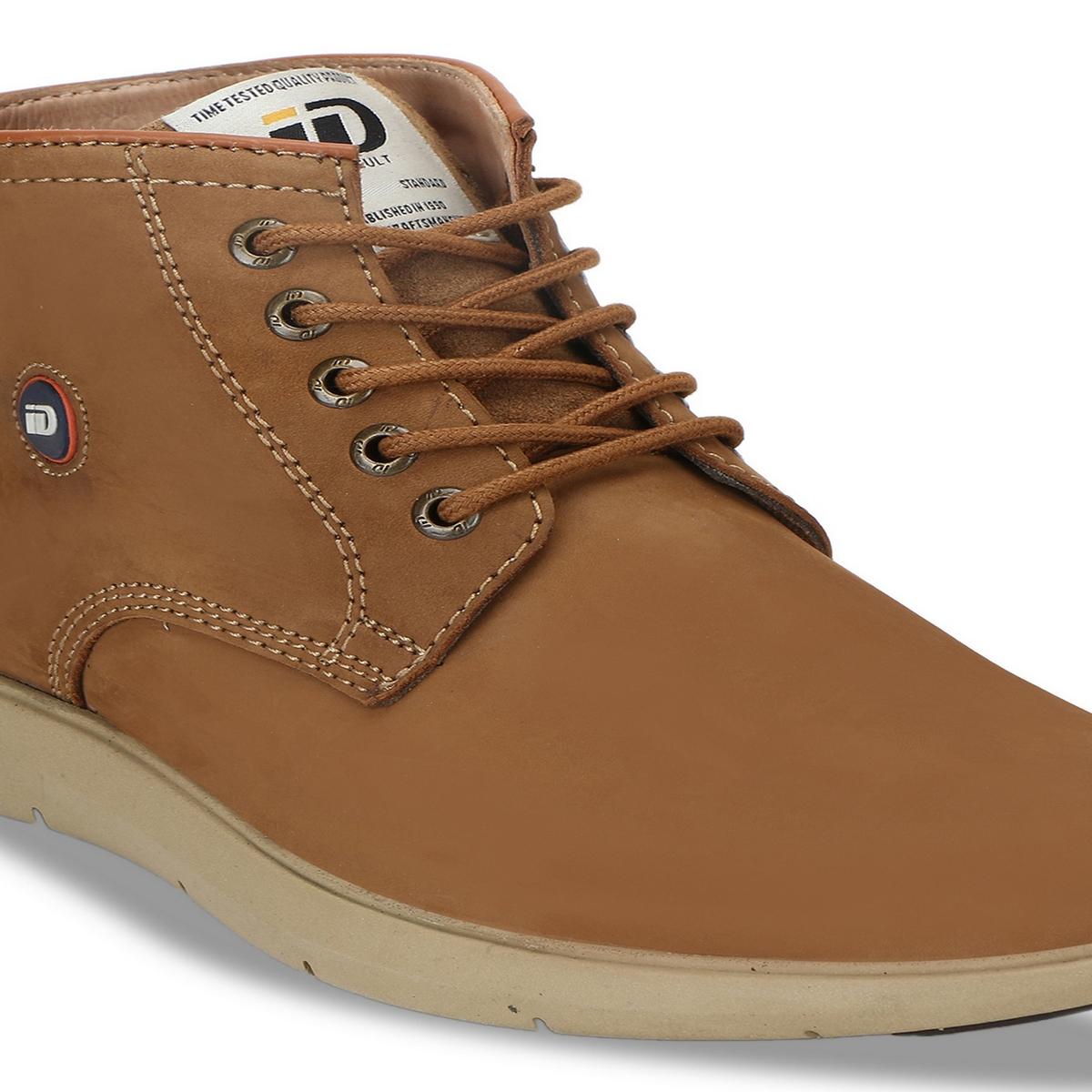 id men's brown casual boots