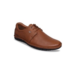 Men Tan Formal Lace Up