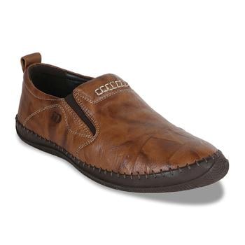 ID Men Tan Casual Loafers(SKU: 52-3010-23-43)