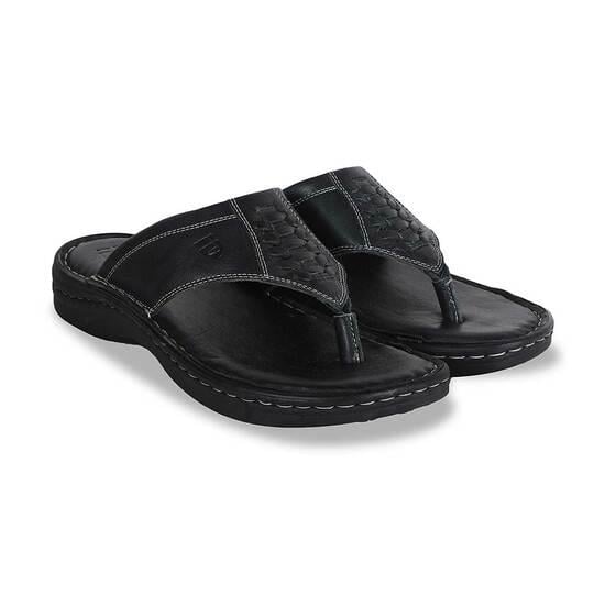 Men Black Casual Slippers