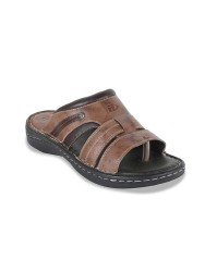 Men Brown Casual Slippers
