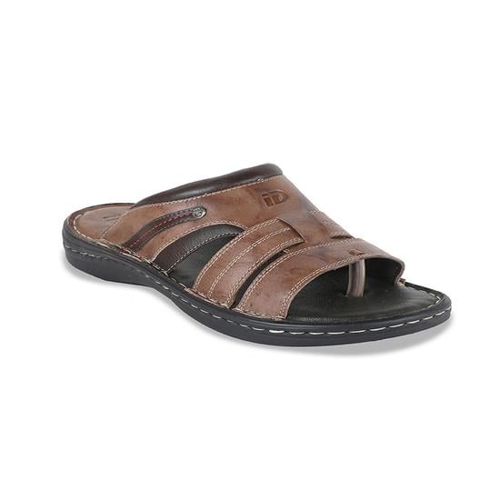 ID Brown Casual Slippers