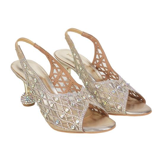 Women Gold Wedding Sandals