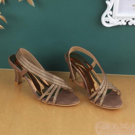 Women Antic-gold Party Sandals