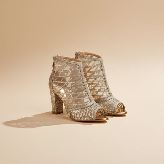 Women Antic-gold Party Sandals