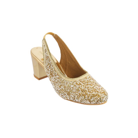 Women Gold Party Sandals