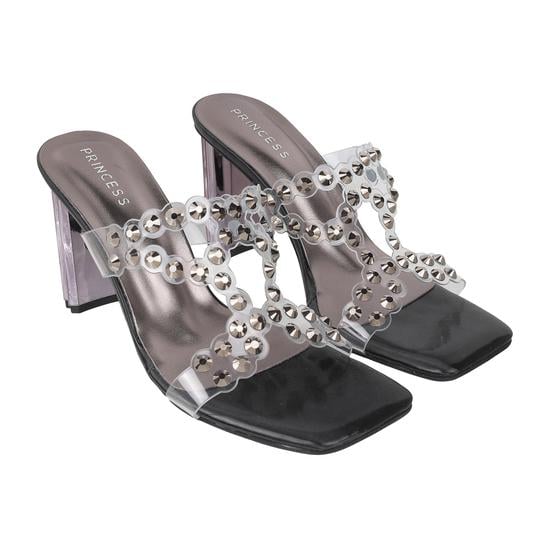 Women Black Party Sandals