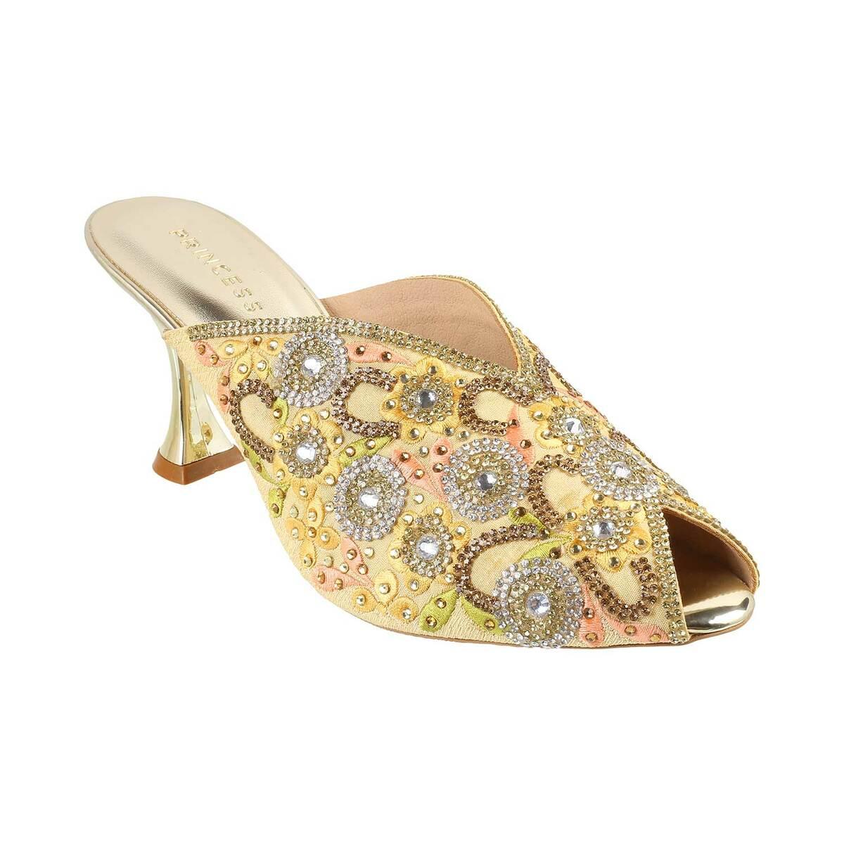 Buy Princess Women Gold Wedding Sandals Online SKU 54321536
