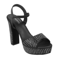 Women Black Party Sandals