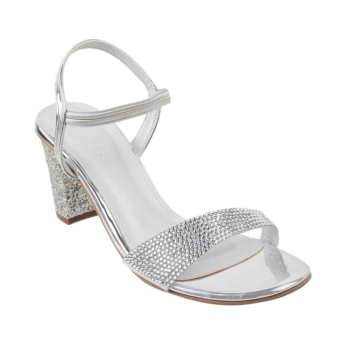 Roman Silver Summer Cocktail Party Womens Sandals 2022 Ankle Strap 16 cm  Stiletto Heels Open / Peep Toe Sandals High Heels