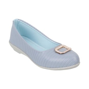 Walkway Girls Light-blue Casual Ballerinas(SKU: 56-47-32-33)