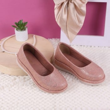 Walkway Girls Pink Casual Ballerinas(SKU: 56-81-24-30)