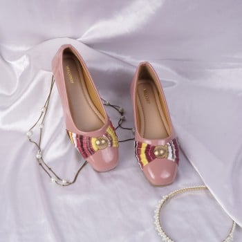 Walkway Girls Pink Casual Ballerinas(SKU: 56-83-24-30)
