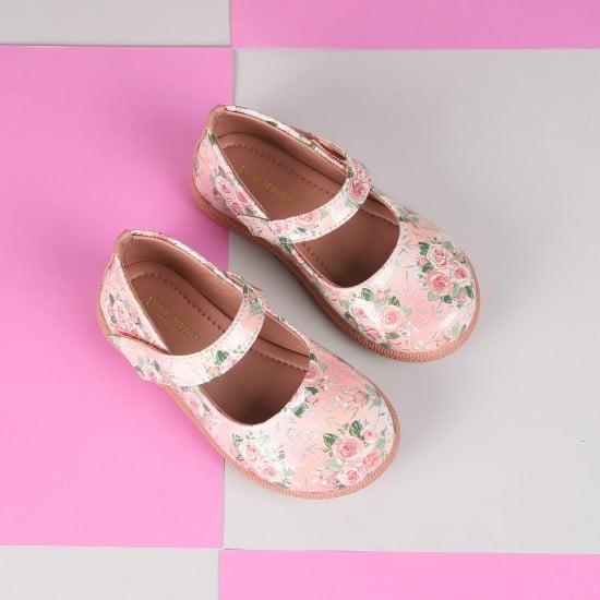 Girls Green Casual Ballerinas