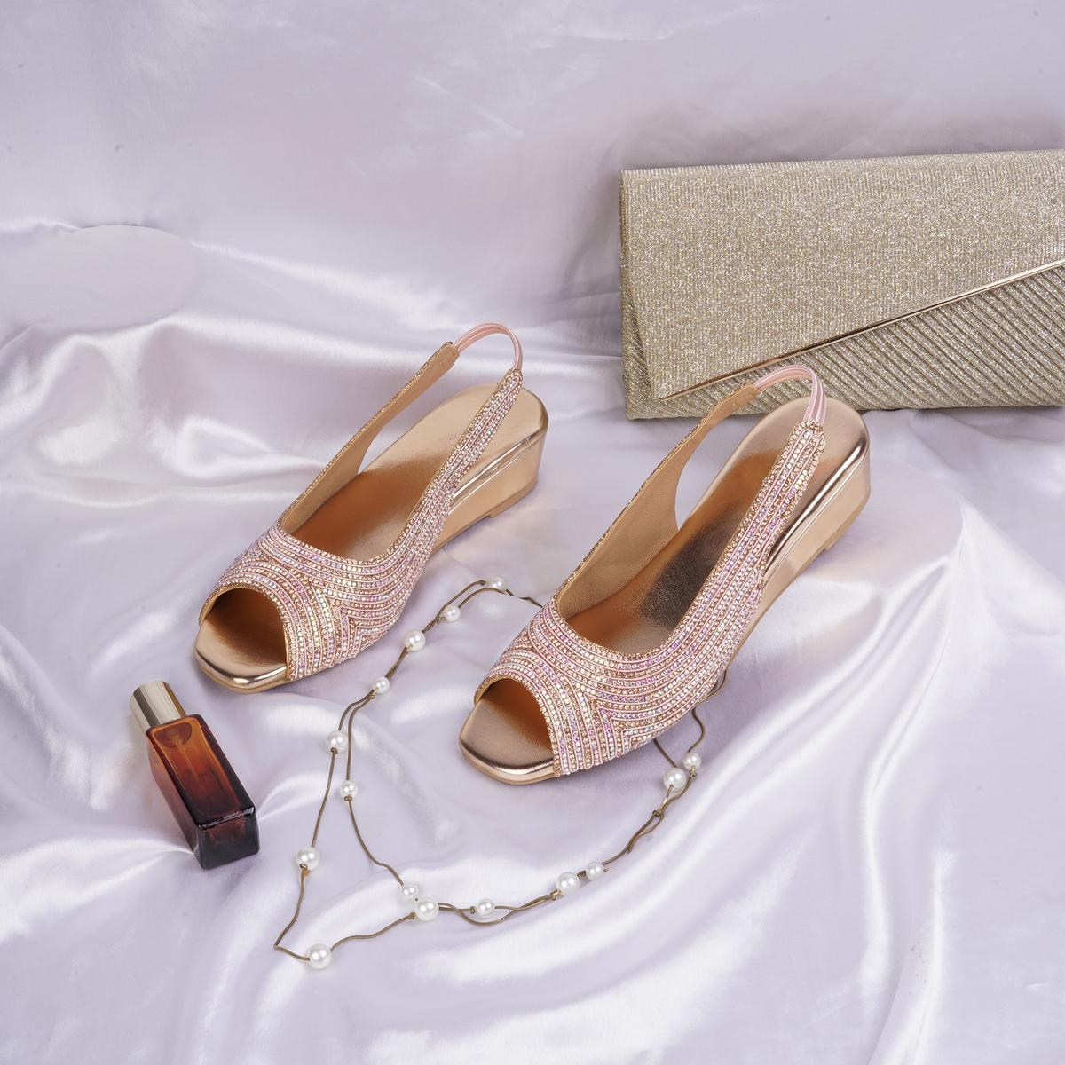 Rose gold womens shoes online