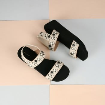 Walkway Girls Beige Casual Sandals(SKU: 57-130-20-33)