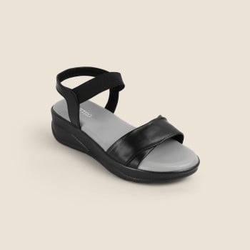 Metro Girls Black Casual Sandals(SKU: 57-135-11-31)