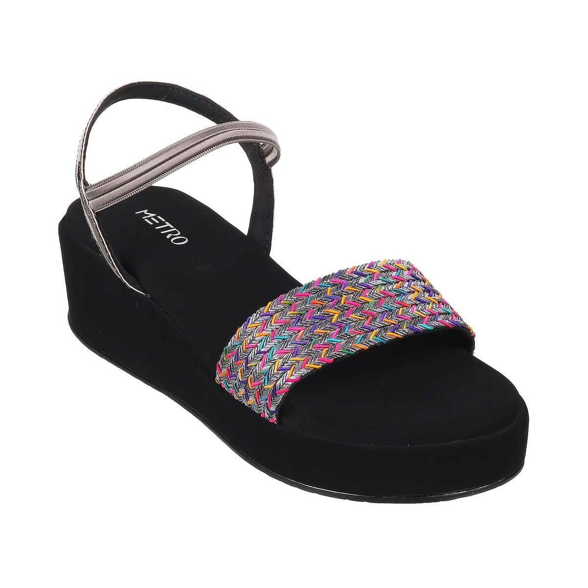 Dchica Sandals  Buy Dchica Black Wedge Heels for Girls Online  Nykaa  Fashion