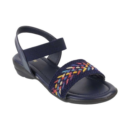Girls Blue-navy Casual Sandals