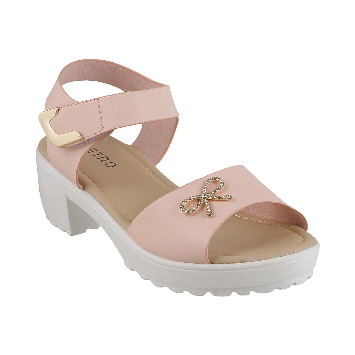 Buy Walktrendy Girls Pink Comfort Sandals - Sandals for Girls 7495015 |  Myntra