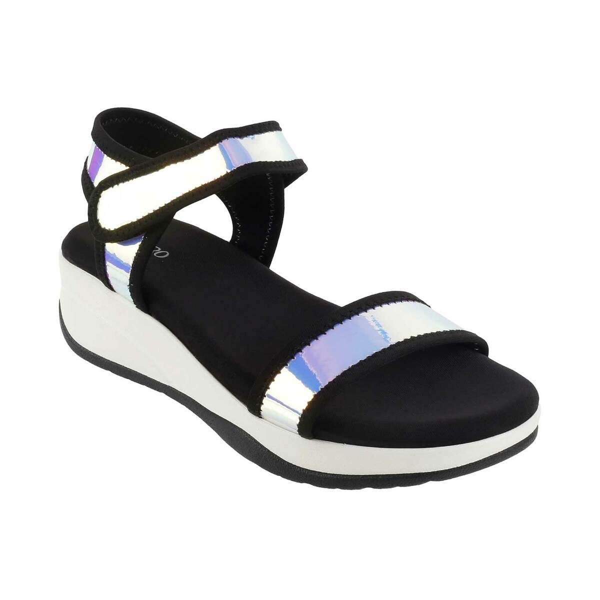 Black Colour Korean Design Sandals for Girls Heels