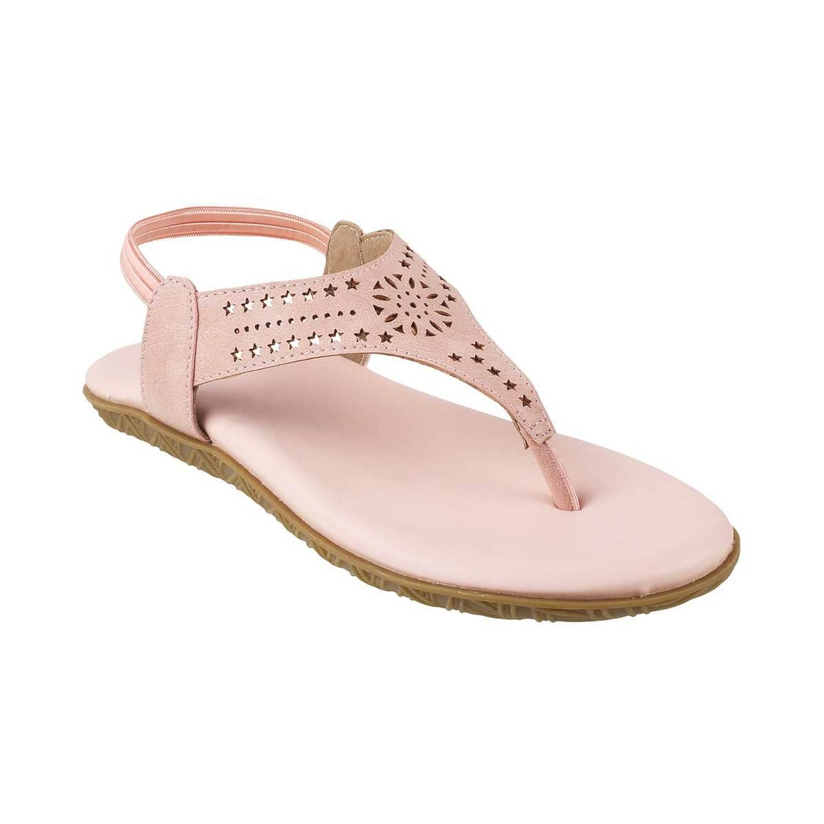 pink casual sandals