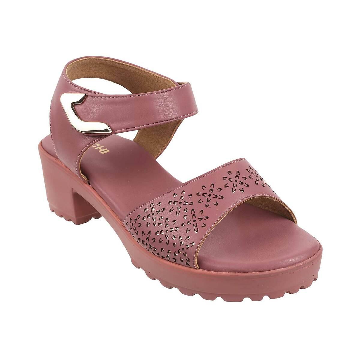 pink casual sandals