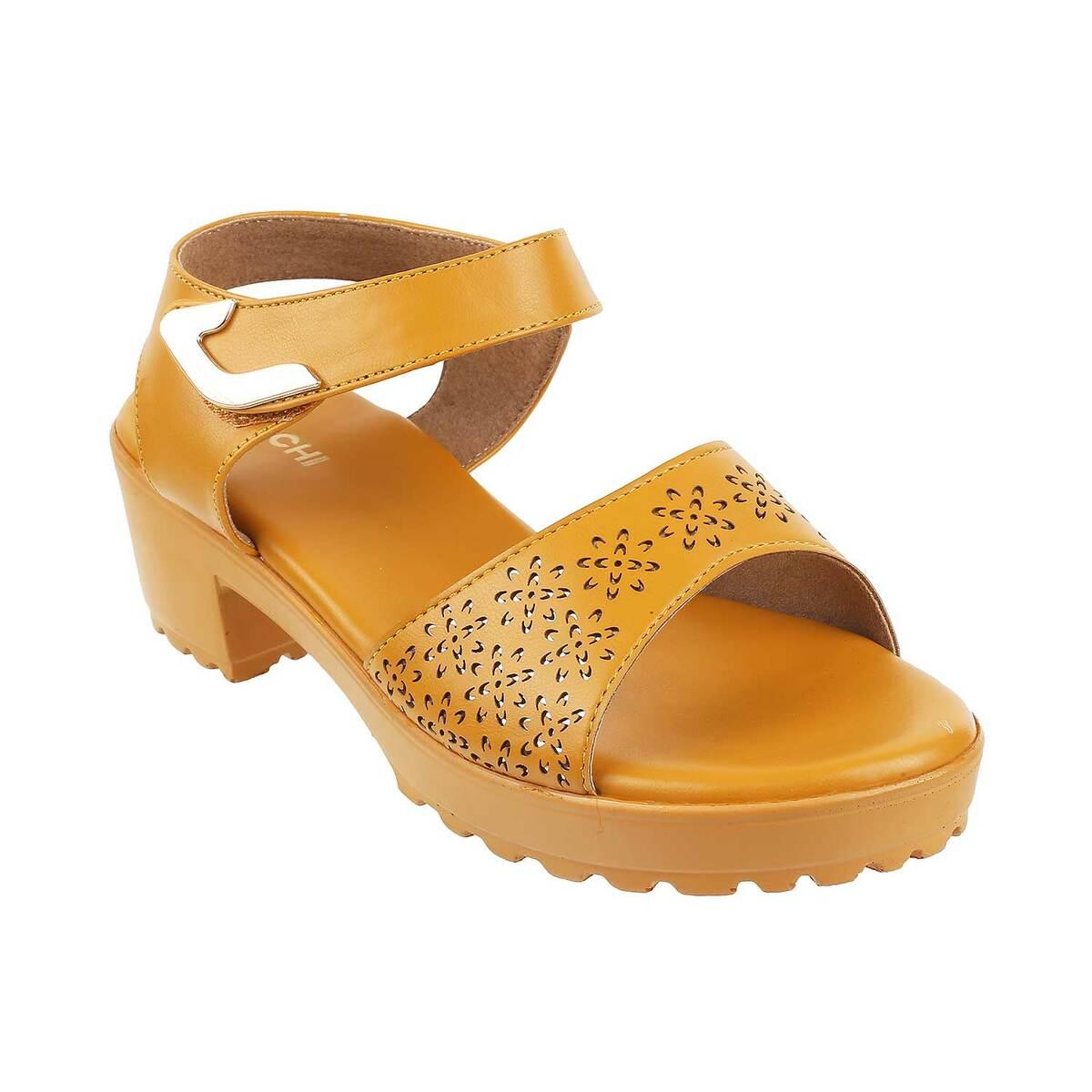 soft yellow sandals