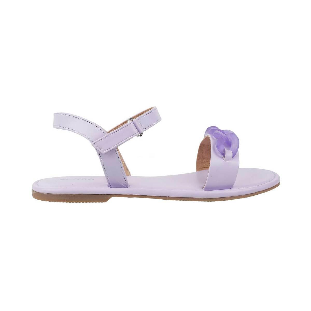 Blaire Women's Pisa Leather Strap Sandals in Lilac | Dr. Martens