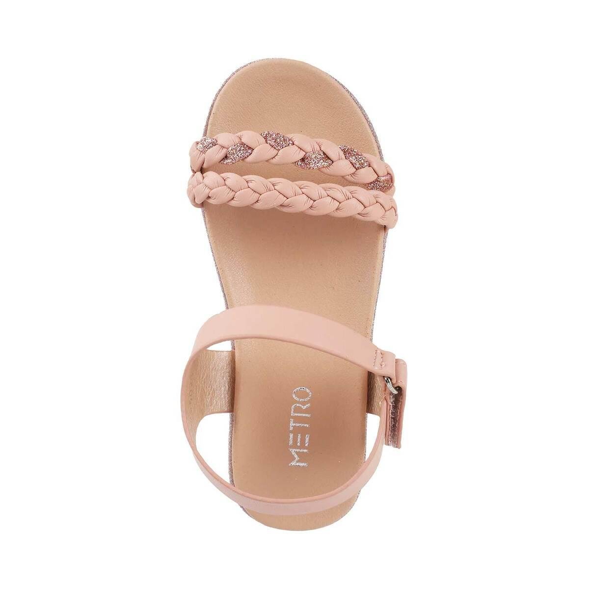 Wavsuf Toddler Girl Sandals Cute Casual Bow Anti-slip Soft Bottom Pink Sandals  Size 12-18 Months - Walmart.com