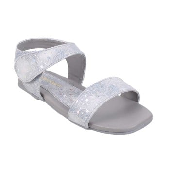 Walkway Girls Grey Casual Sandals(SKU: 57-83-14-28)