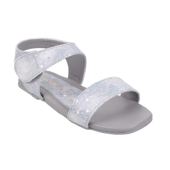 Girls Grey Casual Sandals
