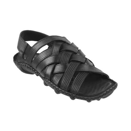 Davinchi Black Casual Sandals
