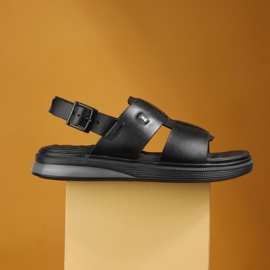 Men Black Casual Sandals