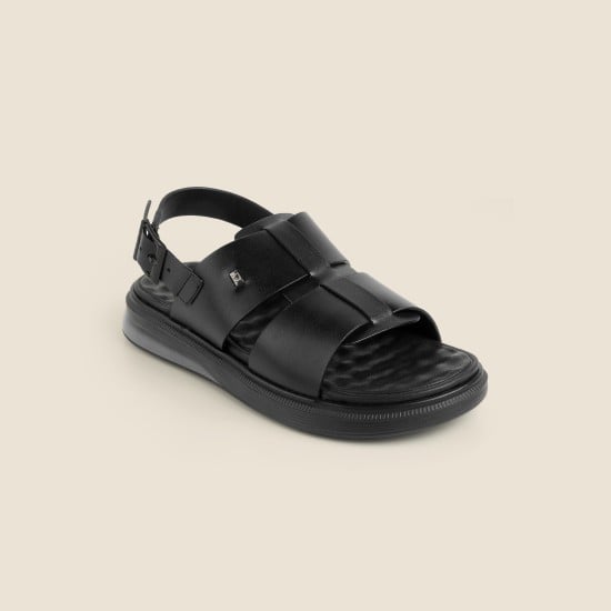 Men Black Casual Sandals