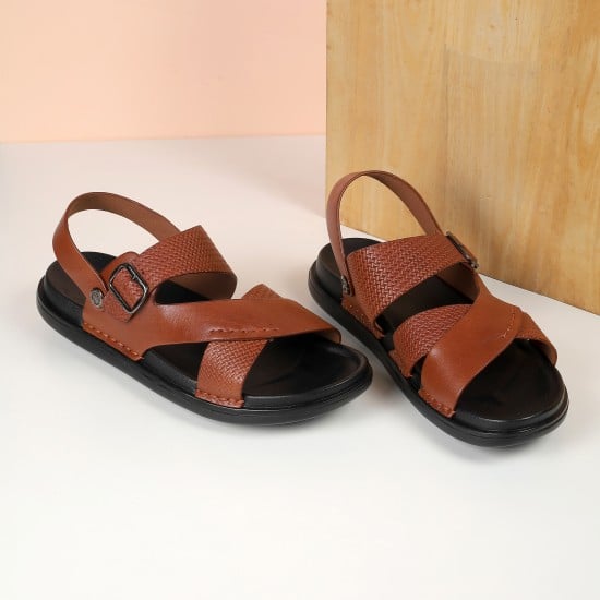 Men Tan Casual Sandals