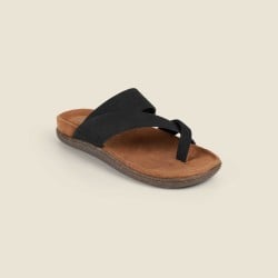Men Black Casual Slippers