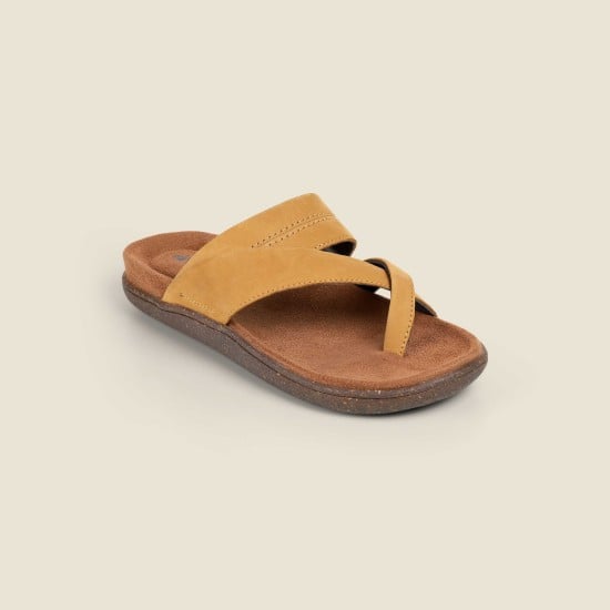 Men Camel Casual Slippers