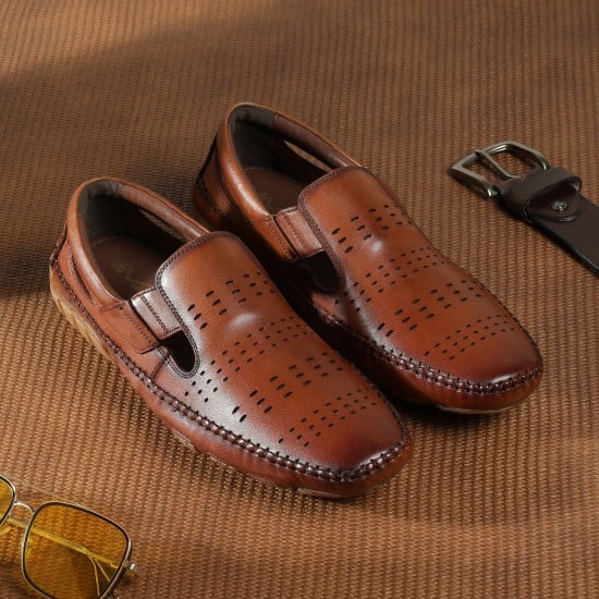 Men Tan Casual Sandals